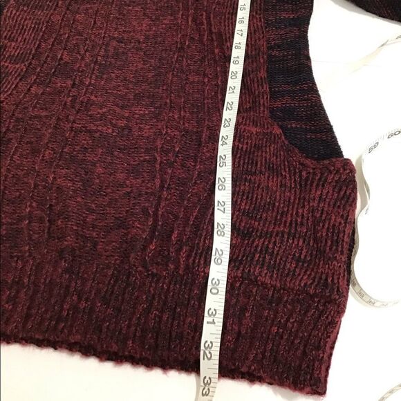Papillon Red Dress Cowl Turtleneck Sweater Dress Size XL New Without Tag - Picture 6 of 8